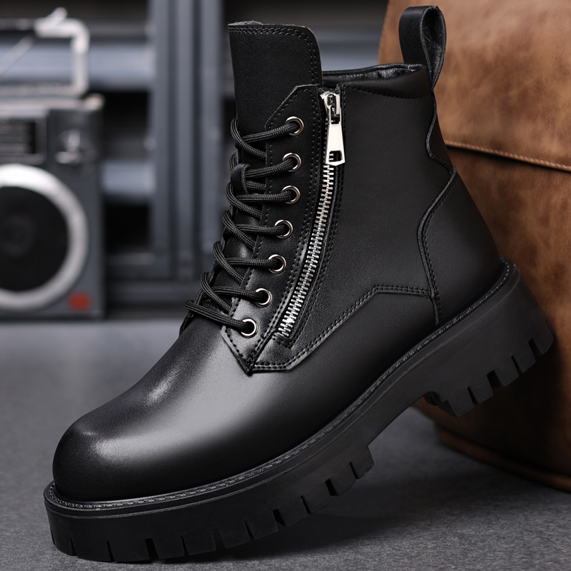Men'S Fashion Plus - Casual High-Top Boots Four Season Men's