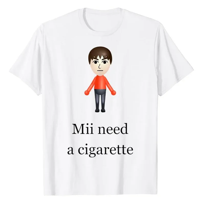 Men'S Fashion Haircuts - Mii Needs Cigarettes, T-shirts, Humorous and
