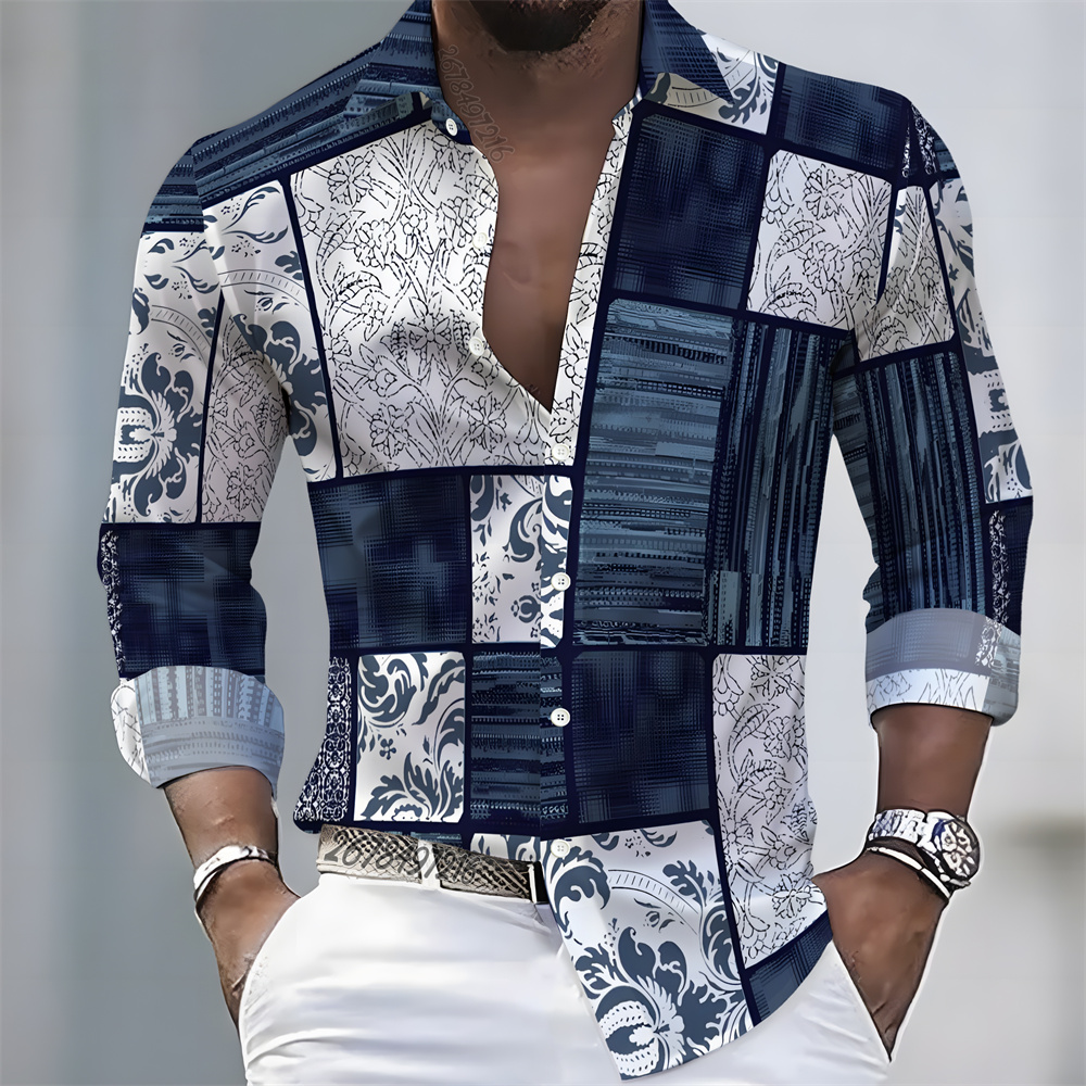 Men'S Fashion Essentials - Men's Light Luxury Style Color Block