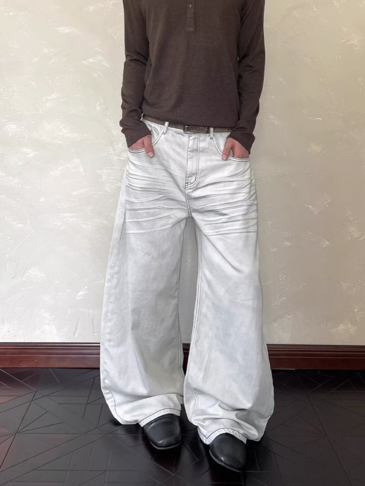 Men'S Fashion Nova Jeans - 2026 Ropa Y2K New Fashion Washed