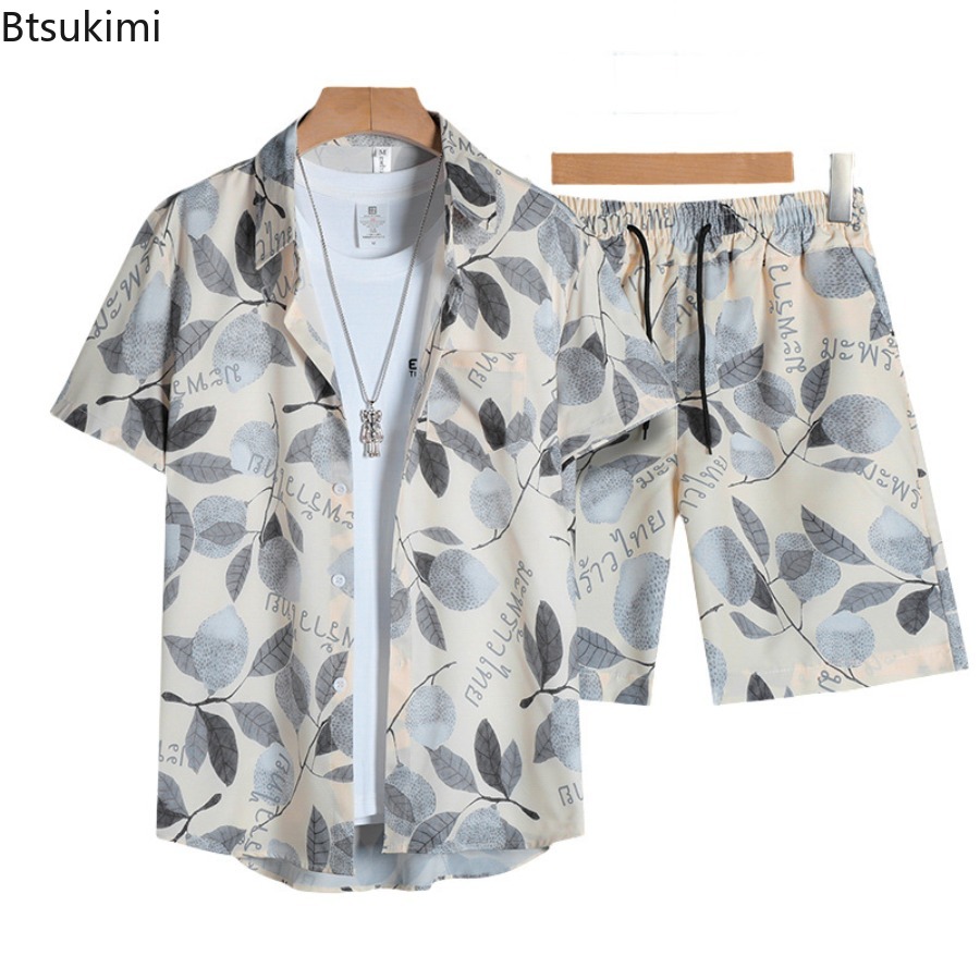 Men'S Fashion Plus - 3D Printed Men's Short Sleeved Shirt