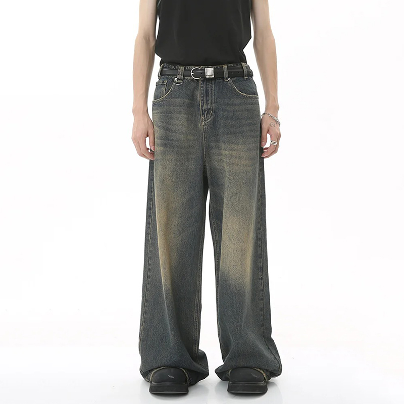 Men'S Fashion Nova Jeans - New Men's Baggy Straight Leg Wide