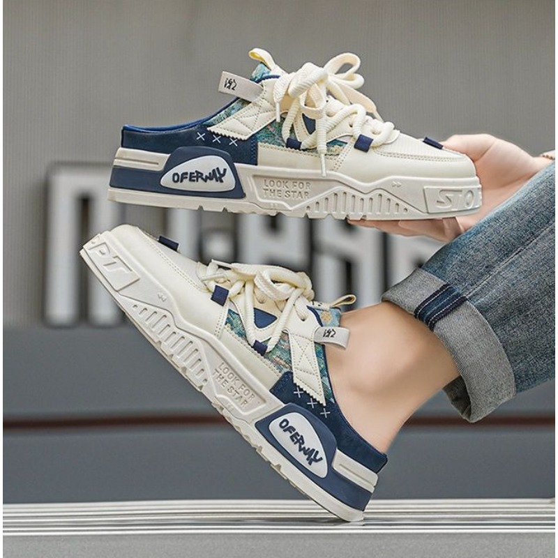 Men'S Fashion Loafers - Fashion Men Casual Shoes Half Slippers