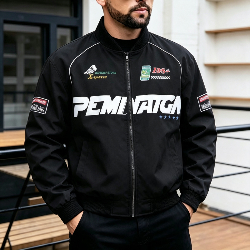 New Men's Varsity Jacket Vinta - огляд і ціна Varsity Jacket Letterman