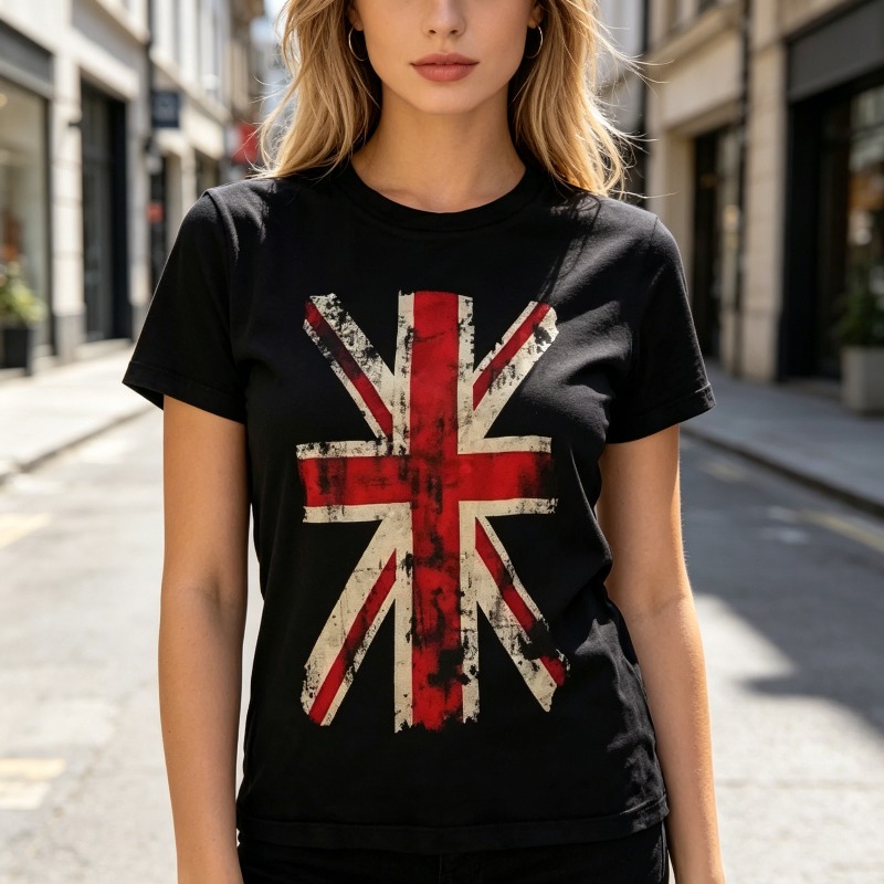 Union Jack Graphic Tshirt Vint - огляд і ціна Men'S Fashion Uk