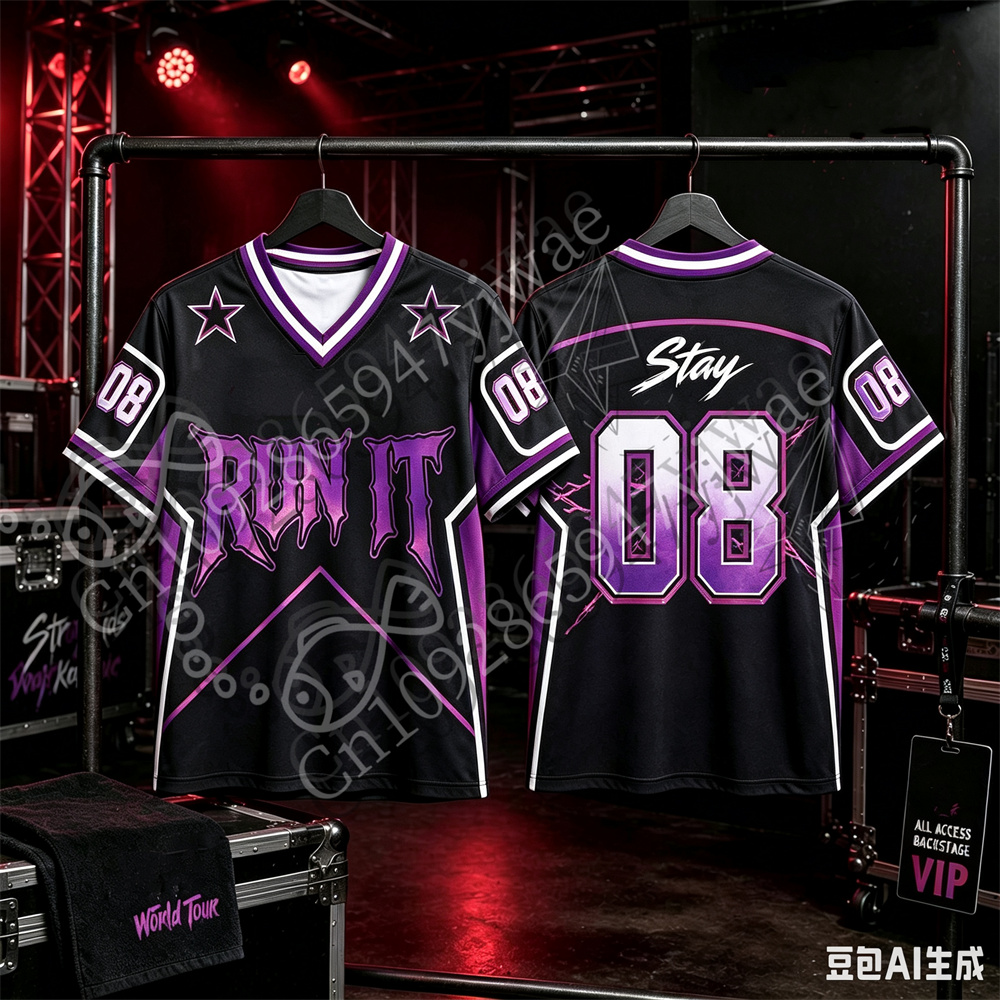 2026 Run It Jersey Kpop Concer - огляд і ціна Men'S Fashion V Neck T Shirts