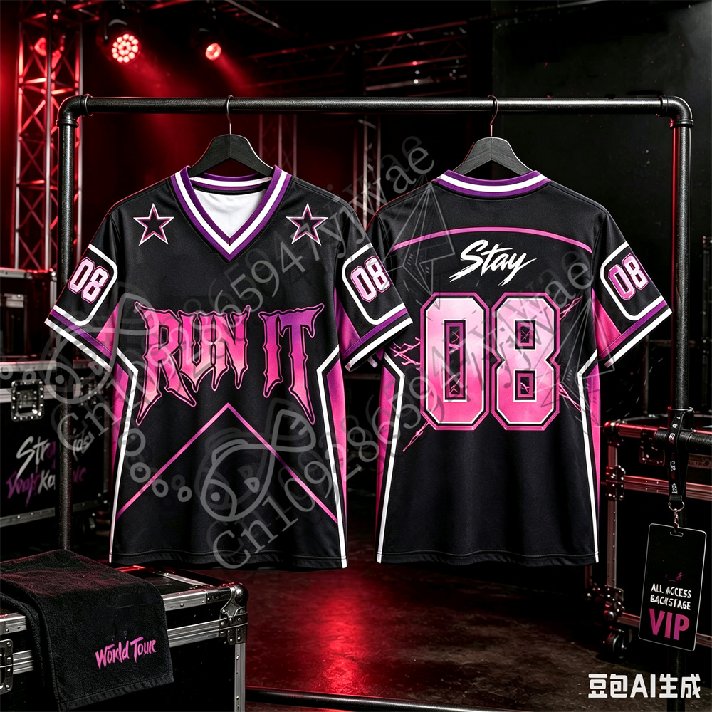 2026 Run It Jersey Kpop Concer - огляд і ціна Men'S Fashion V Neck T Shirts