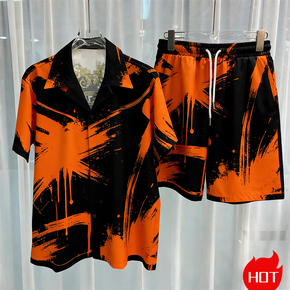 Digital printed men's set fash - огляд і ціна Men'S Spring Fashion