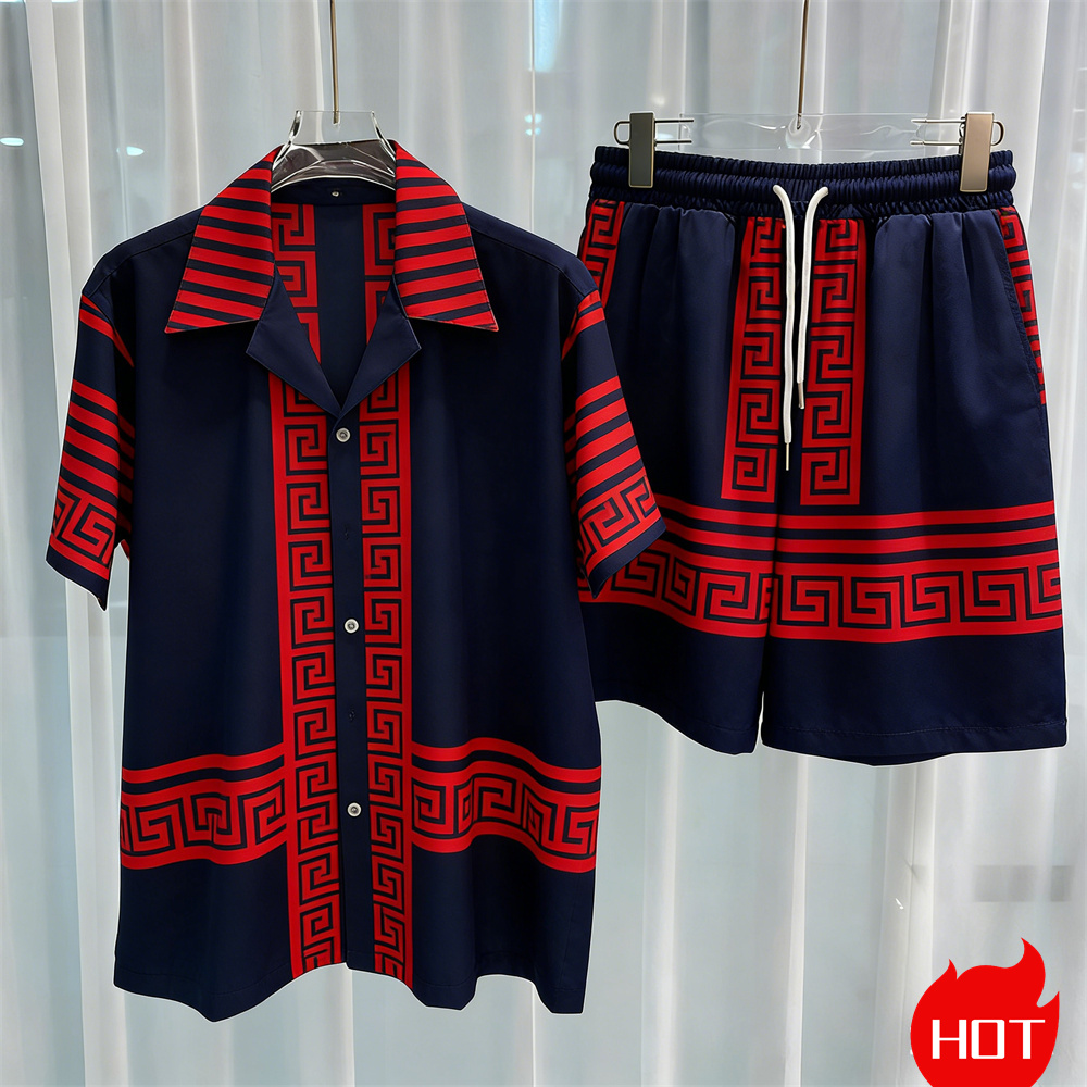Digital printed men's set fash - огляд і ціна Men'S Spring Fashion