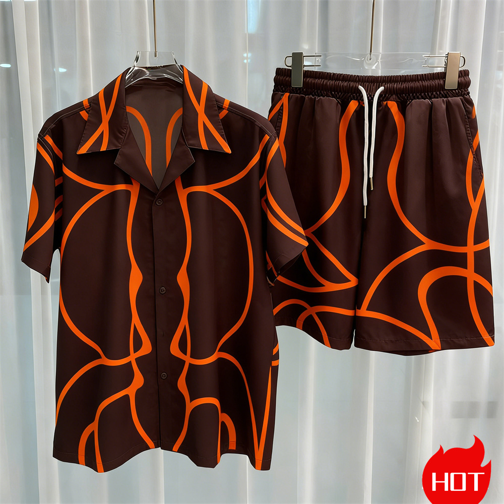 Digital printed men's set fash - огляд і ціна Men'S Spring Fashion