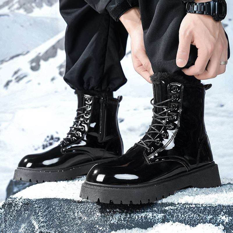 Men's warm plush high-top boot - огляд і ціна Men'S Fashion Plus