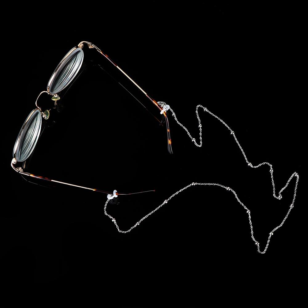 Beaded Lanyard Metal Straps Si - огляд і ціна Mens Fashion Reading Glasses