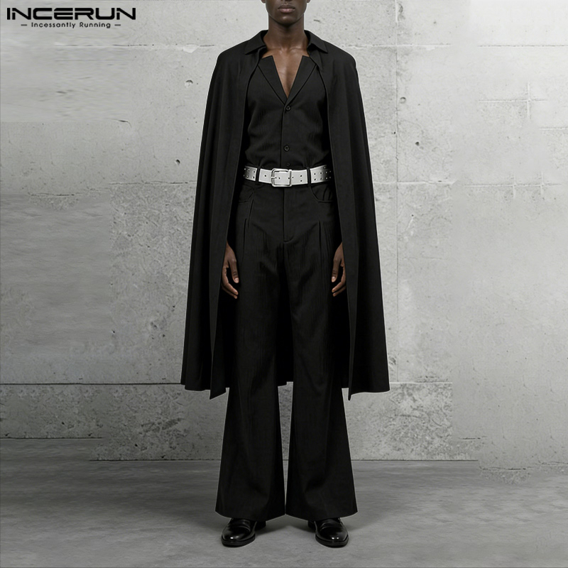 INCERUN Men Sets Solid Color L - огляд і ціна Men'S Fashion Loose Pants