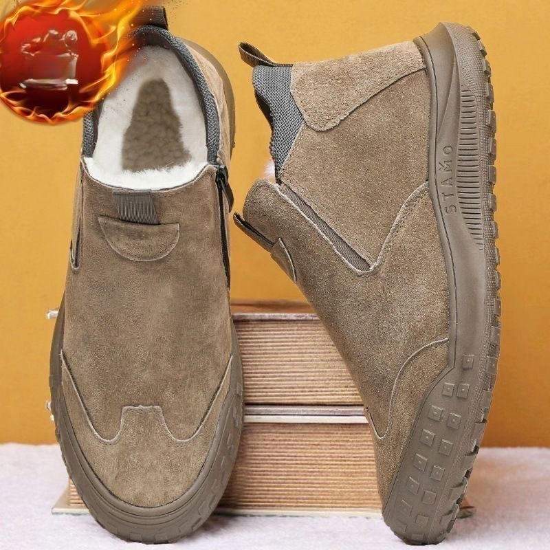 Winter Men's Shoes Plush Warm  - огляд і ціна Men'S Fashion Loafers