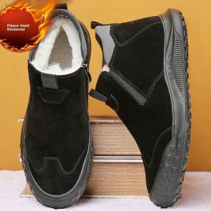 Winter Men's Shoes Plush Warm  - огляд і ціна Men'S Fashion Loafers