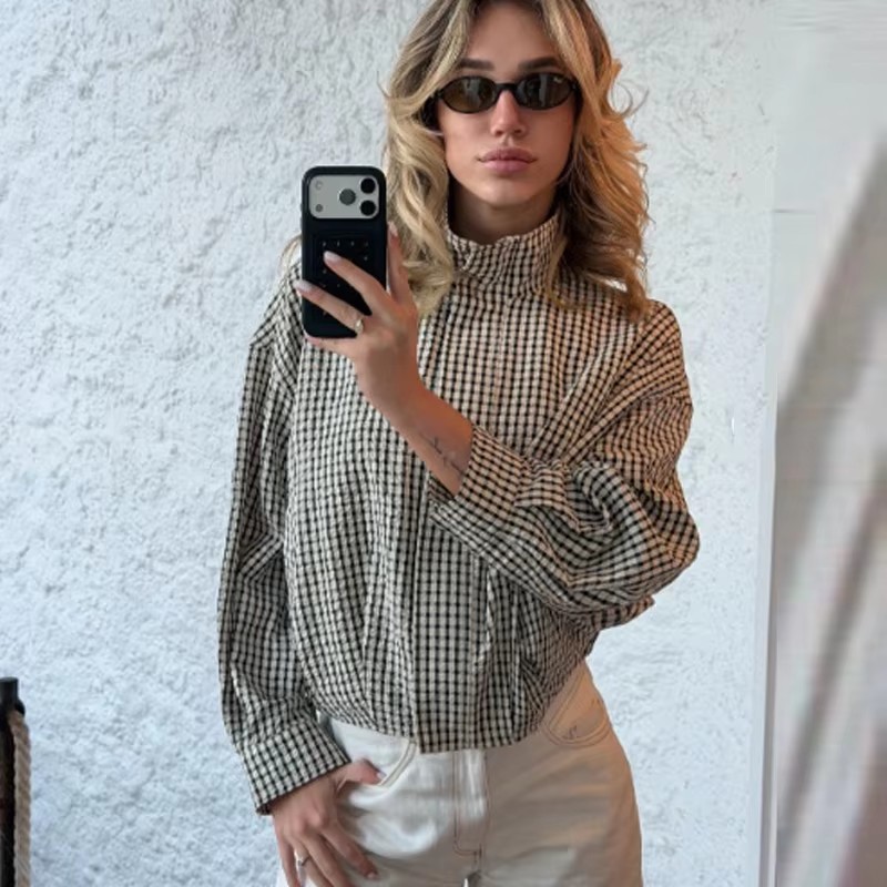 Plaid Bomber Jacket Women Demi - огляд і ціна Varsity Jacket Letterman