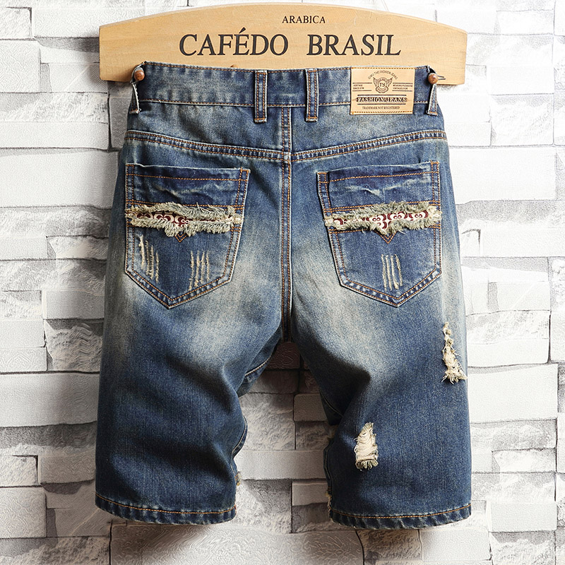 Ripped Hip-hop Denim Shorts Me - огляд і ціна Men'S Fashion Loose Pants