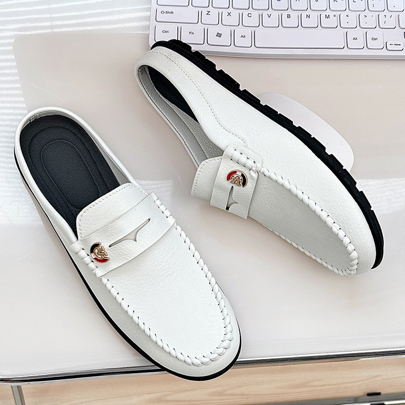 Men Slippers Fashion Leather L - огляд і ціна Men'S Fashion Loafers