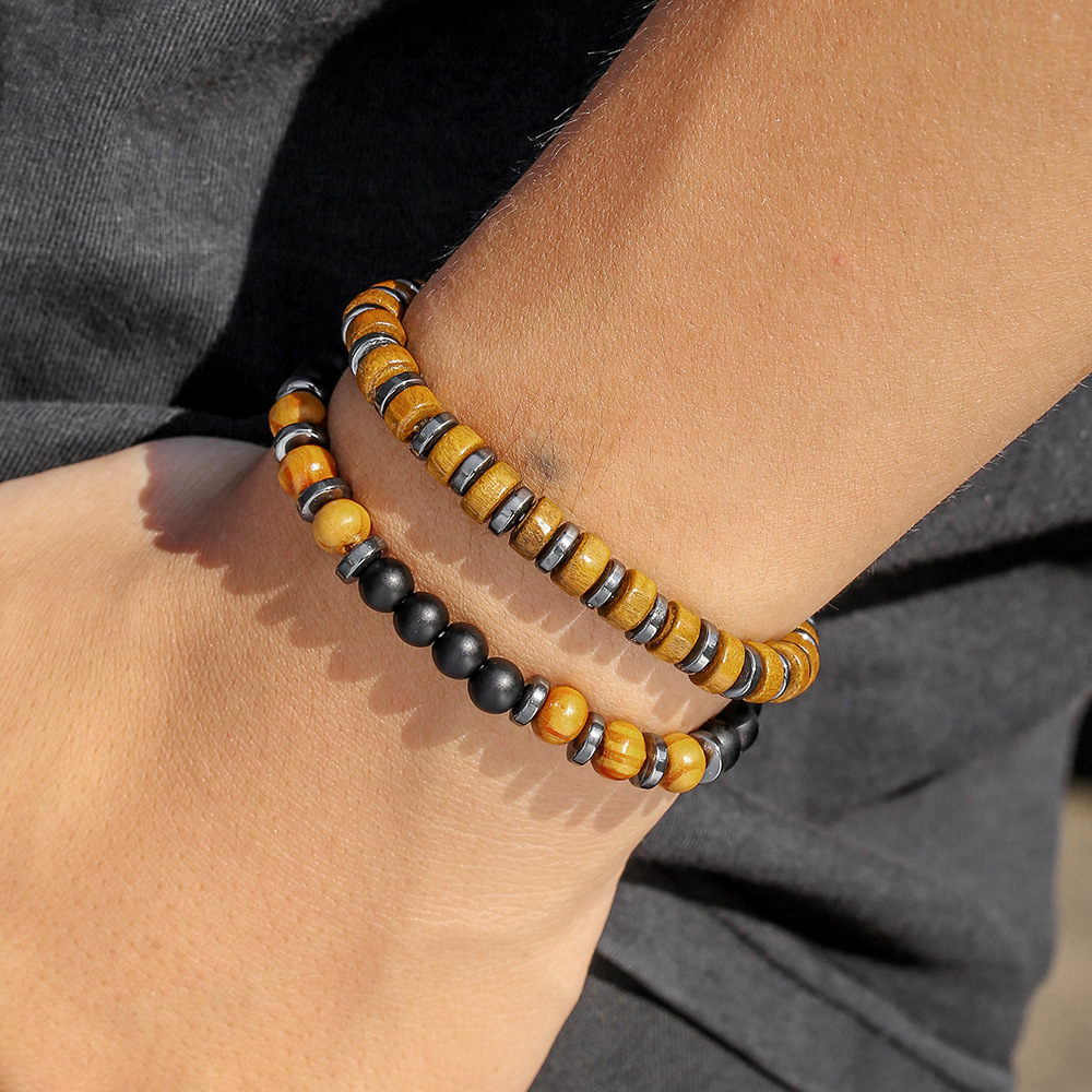 New Simple Men's Jewelry Natur - огляд і ціна Mens Fashion Combination