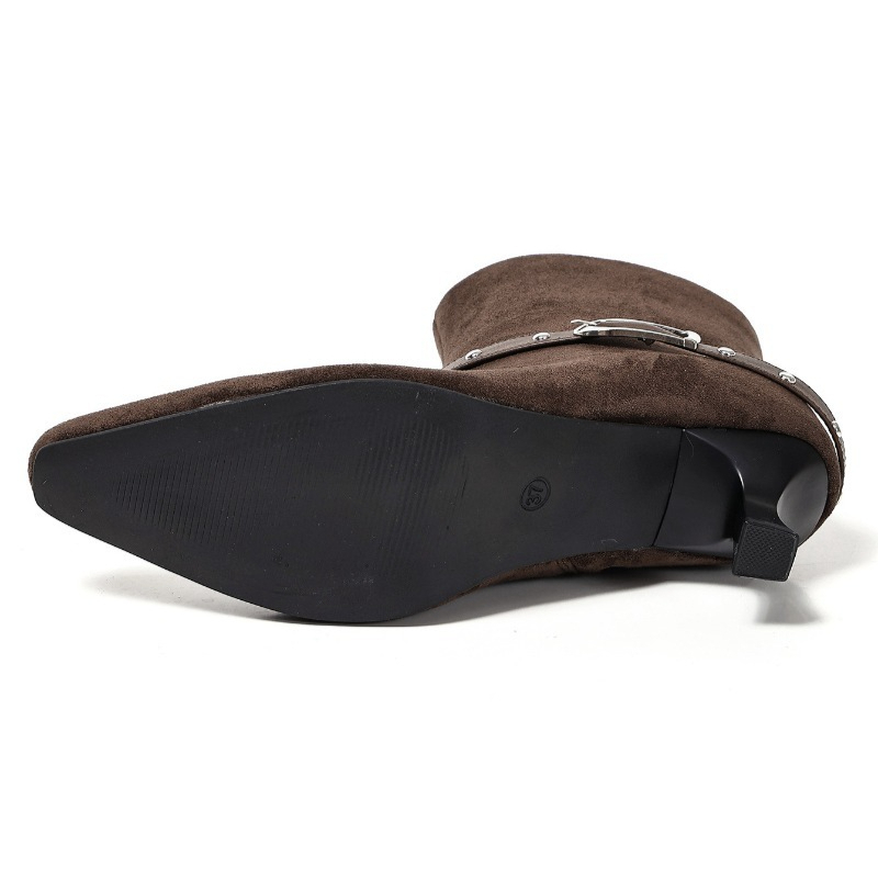 New Winter Suede Women High Bo - огляд і ціна Men Fashion Elegant