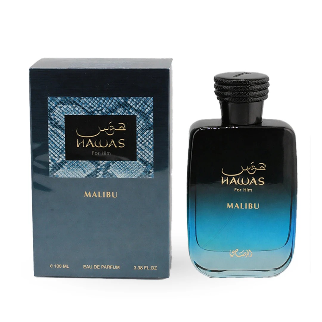 Rasasi Hawas Malibu For Him ED - огляд і ціна Men Fashion Elegant