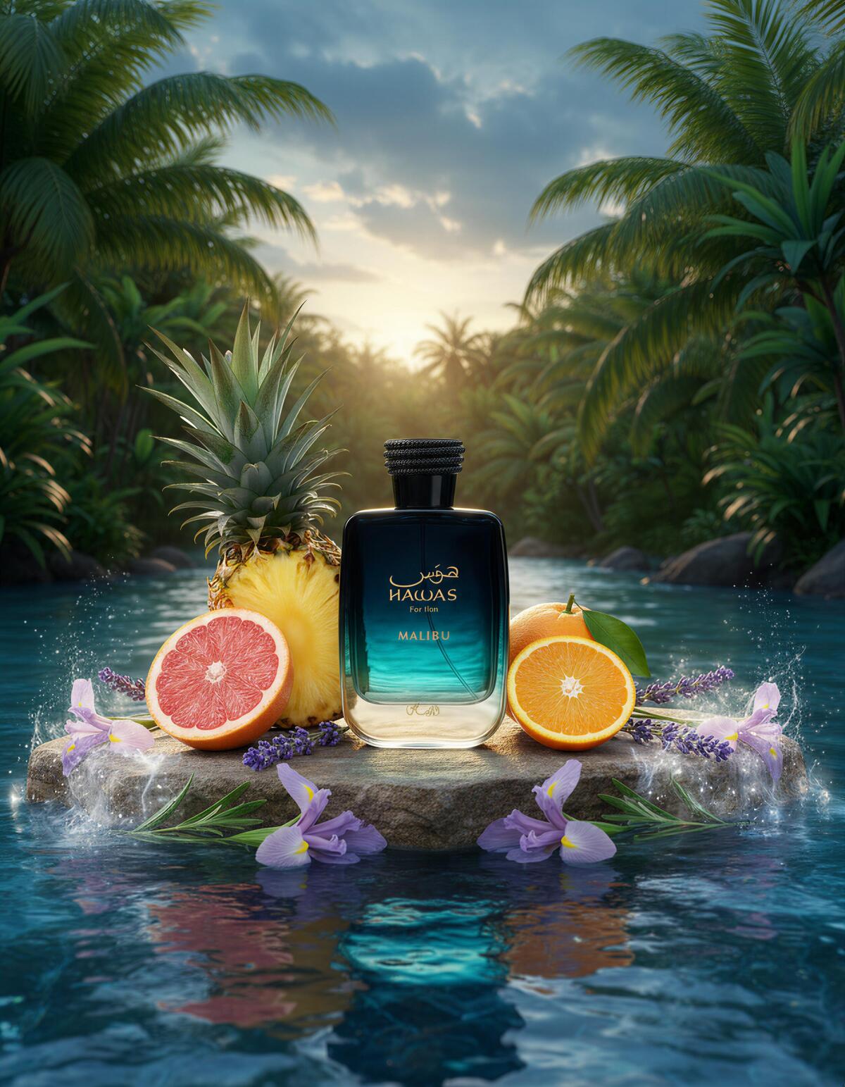 Rasasi Hawas Malibu For Him ED - огляд і ціна Men Fashion Elegant