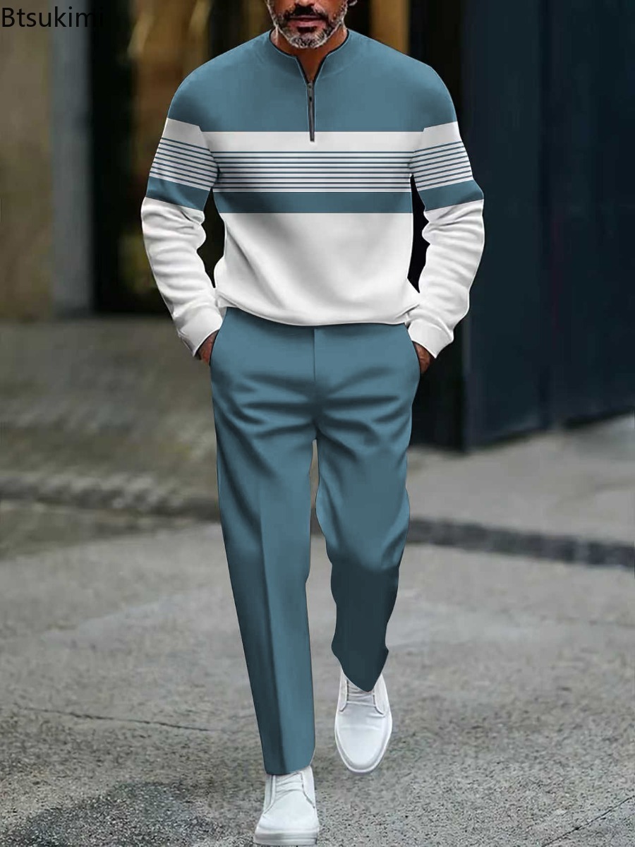 New Spring and Autumn Printed  - огляд і ціна Men'S Fashion Plus