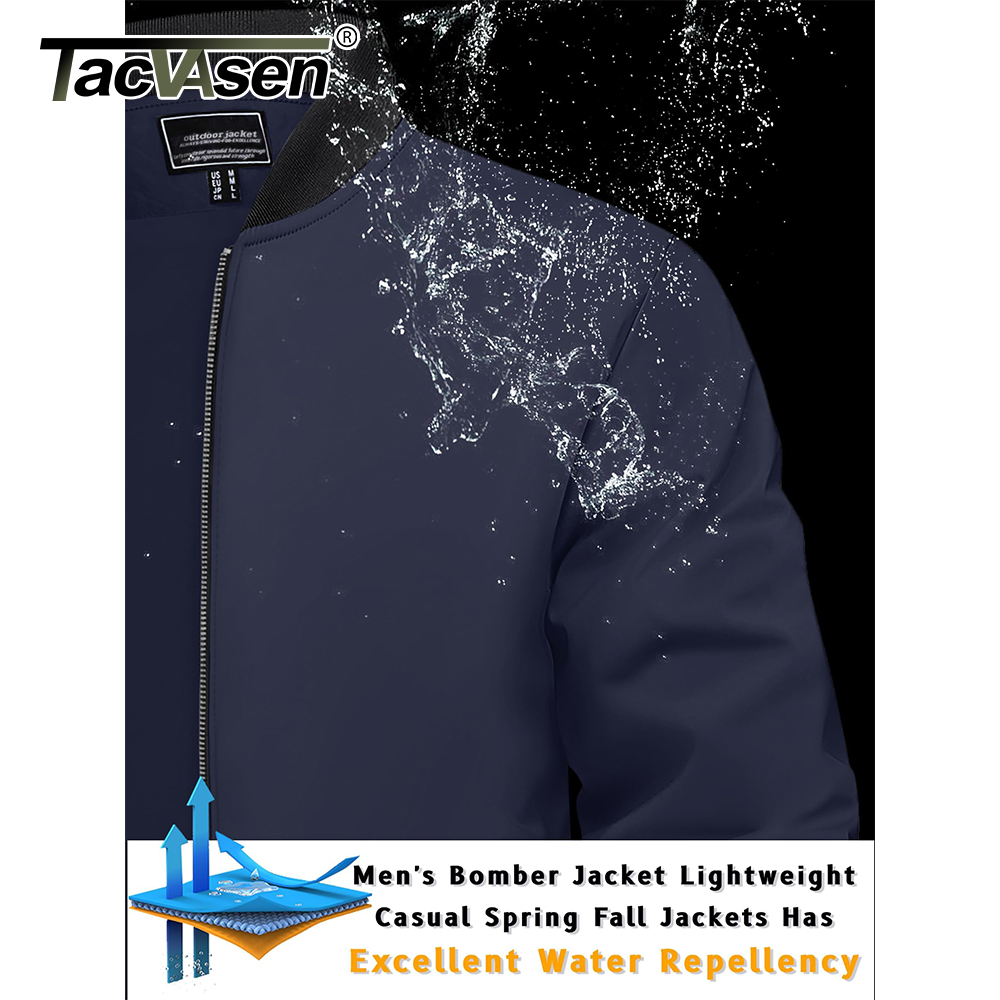 TACVASEN Men's Varsity Jacket  - огляд і ціна Varsity Jacket Letterman
