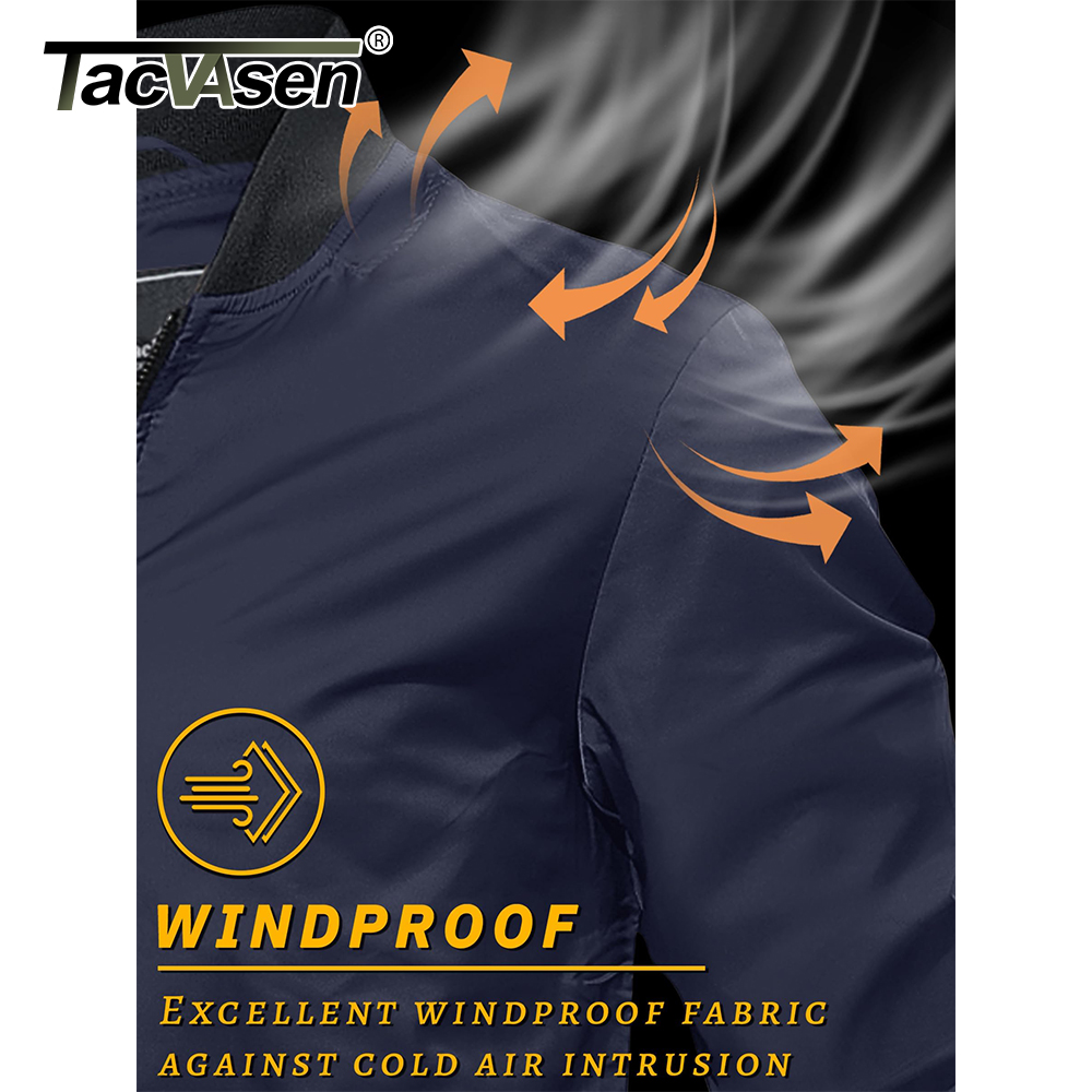 TACVASEN Men's Varsity Jacket  - огляд і ціна Varsity Jacket Letterman