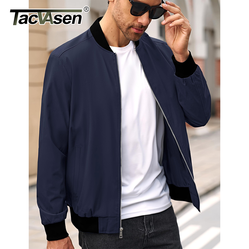 TACVASEN Men's Varsity Jacket  - огляд і ціна Varsity Jacket Letterman
