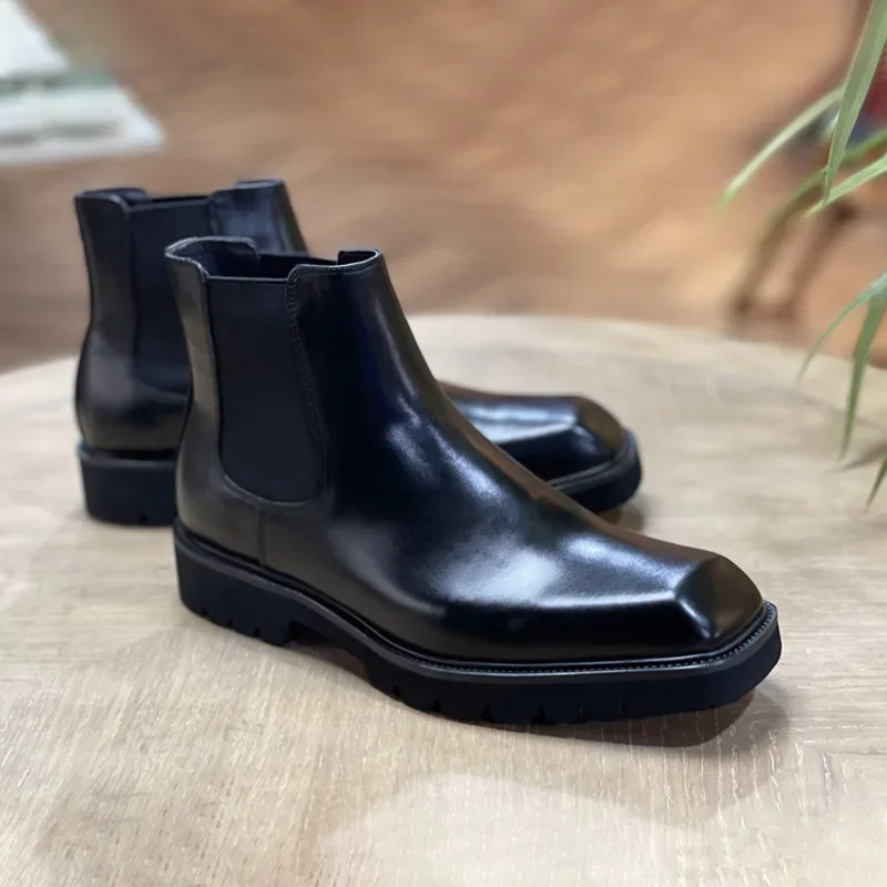 Elegant Mens Genuine Leather B - огляд і ціна Men Fashion Elegant