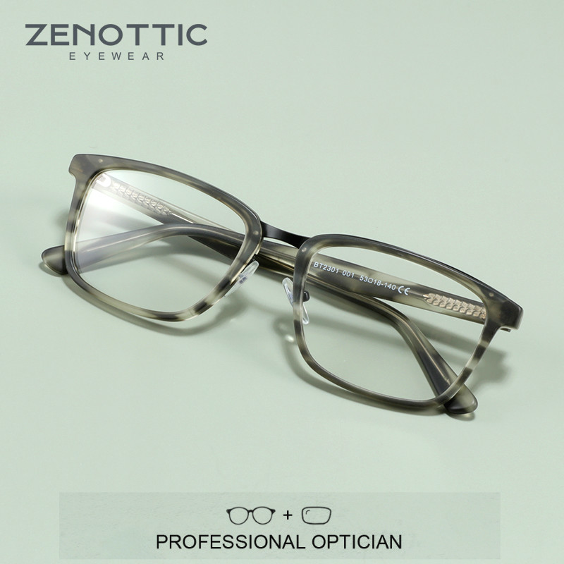 ZENOTTIC Square Acetate Prescr - огляд і ціна Mens Fashion Reading Glasses