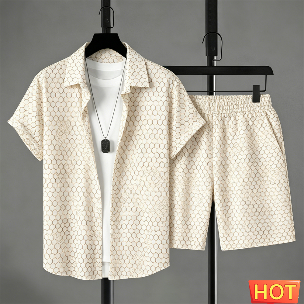 Summer Outfits Man Shirt Set G - огляд і ціна Men'S Fashion Essentials