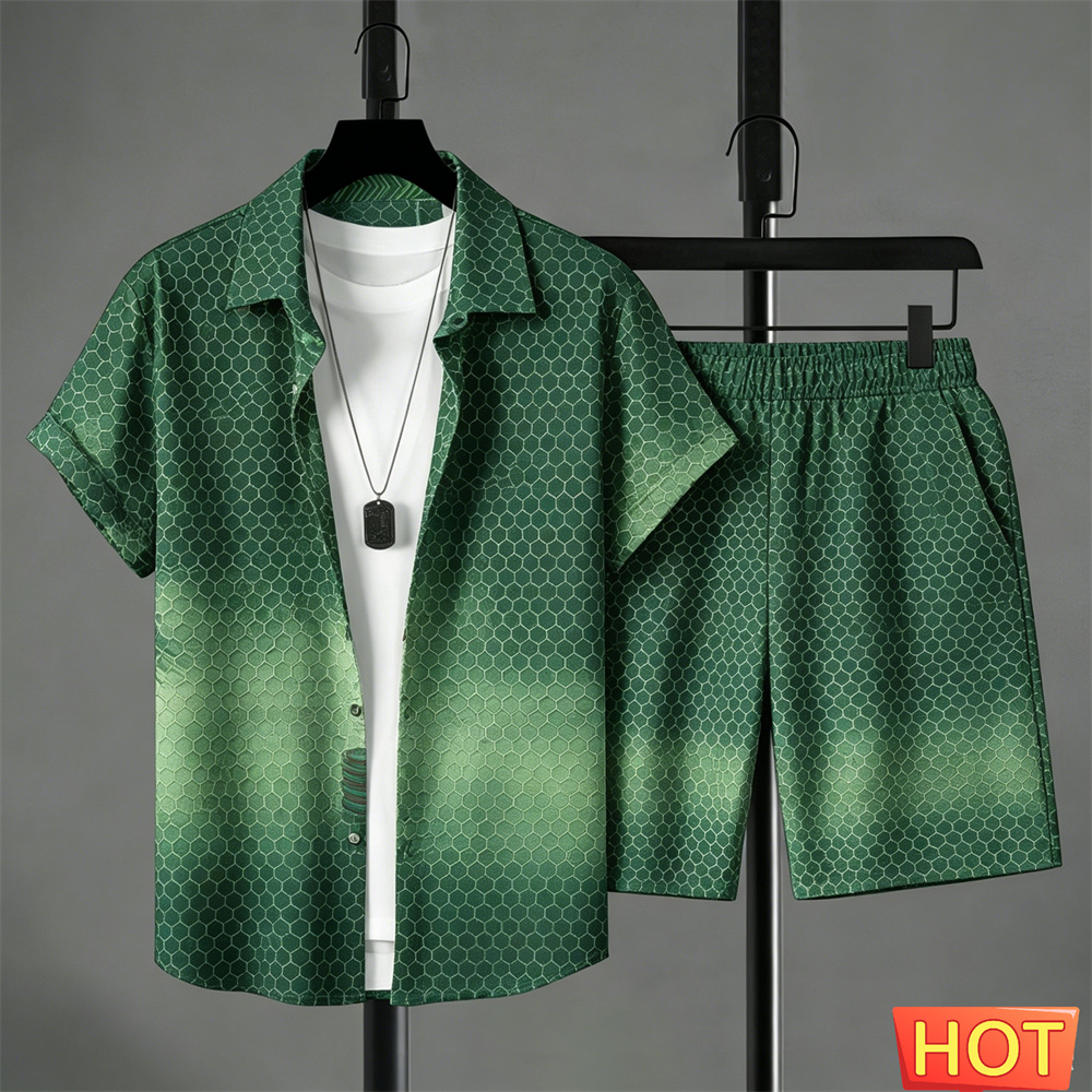 Summer Outfits Man Shirt Set G - огляд і ціна Men'S Fashion Essentials