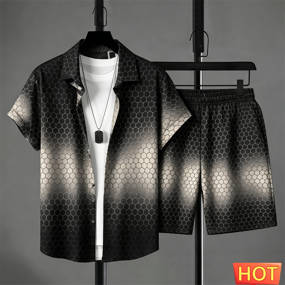 Summer Outfits Man Shirt Set G - огляд і ціна Men'S Fashion Essentials