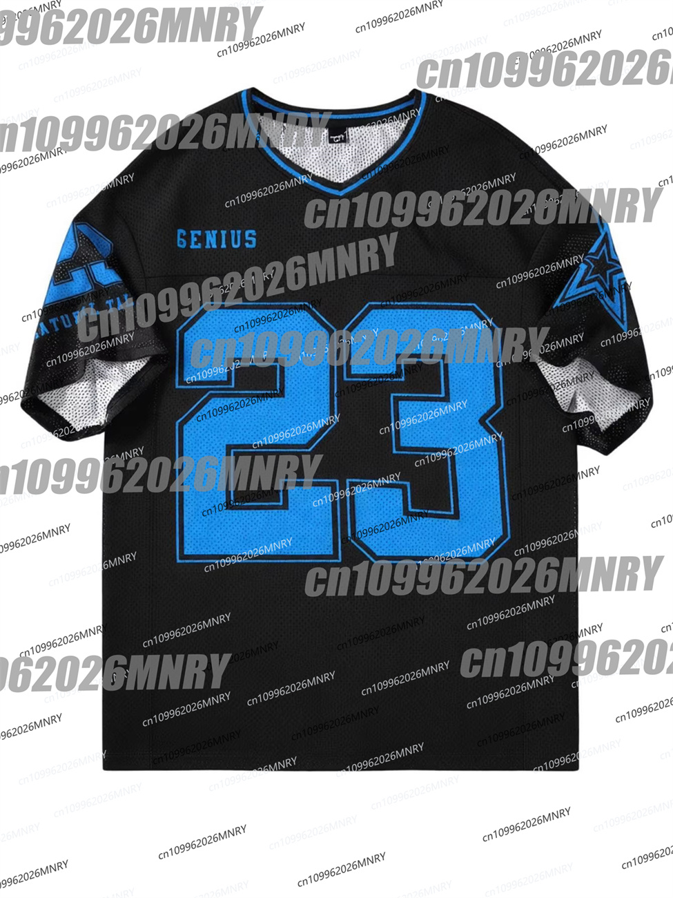 Summer Mesh T Shirt Number 23  - огляд і ціна Men'S Fashion V Neck T Shirts