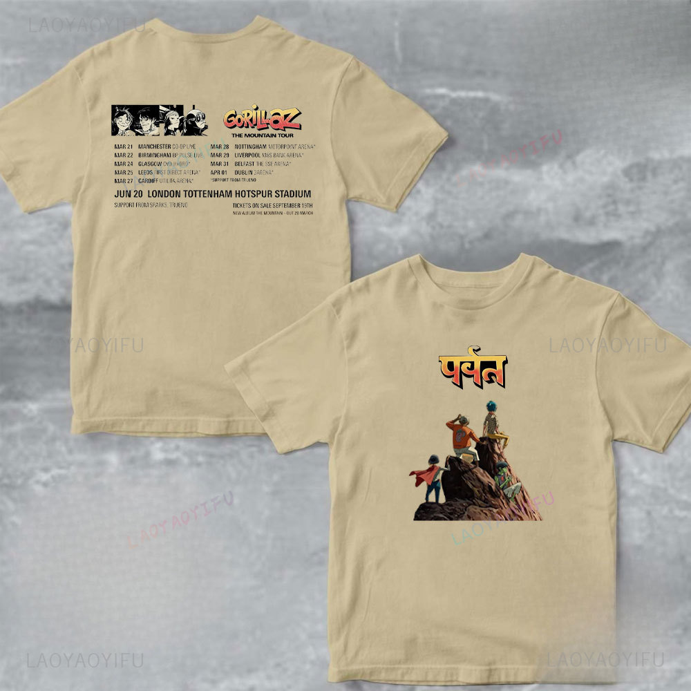 Unisex Cotton Tshirt Gorillaz  - огляд і ціна Men'S Fashion Uk