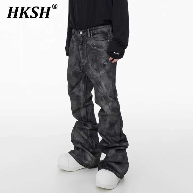 HKSH Men's Tide Dark High Stre - огляд і ціна Men'S Fashion Nova Jeans