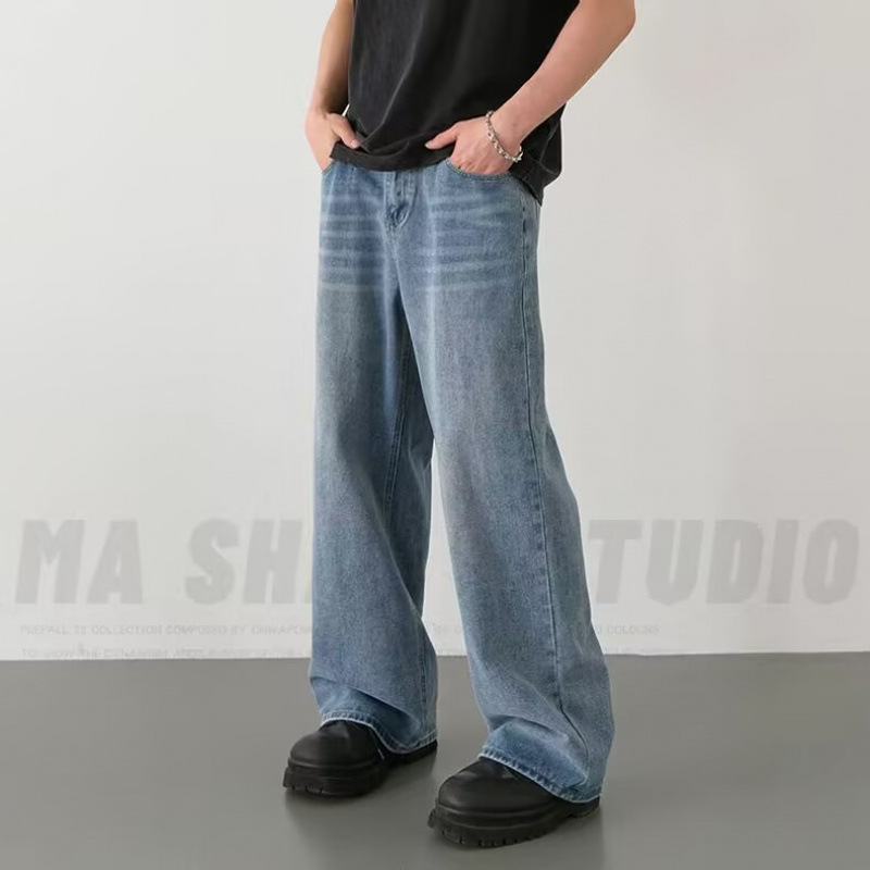 Spring Autumn Men's New Denim  - огляд і ціна Men'S Fashion Nova Jeans