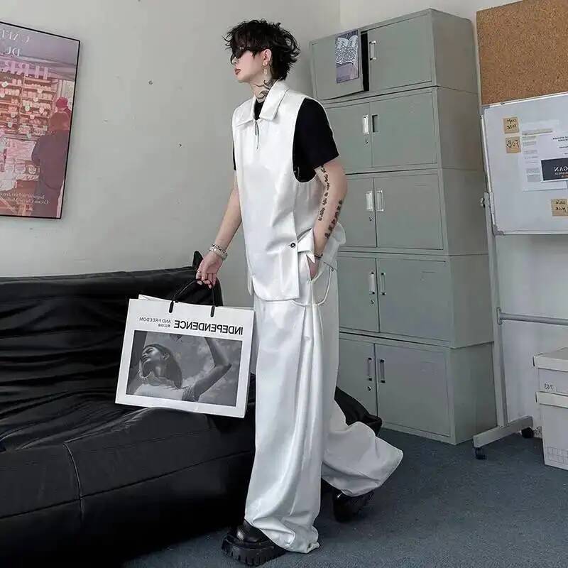 LUZHEN Vest 2026 Fashion Summe - огляд і ціна Men'S Fashion Loose Pants