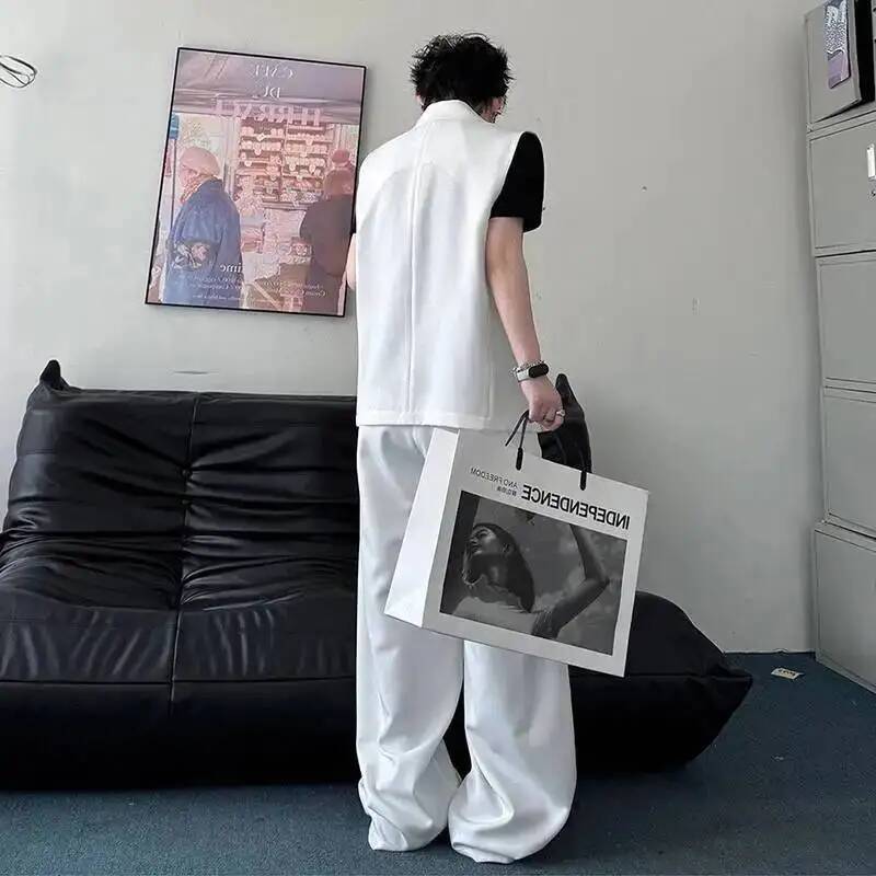 LUZHEN Vest 2026 Fashion Summe - огляд і ціна Men'S Fashion Loose Pants