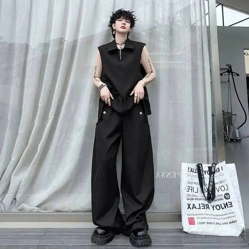 LUZHEN Vest 2026 Fashion Summe - огляд і ціна Men'S Fashion Loose Pants