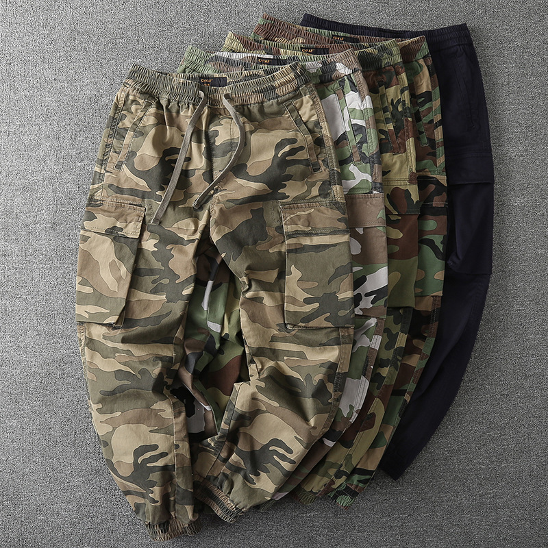 Vintage Camo Multi Pocket Carg - огляд і ціна Mens Fashion Camo Pants
