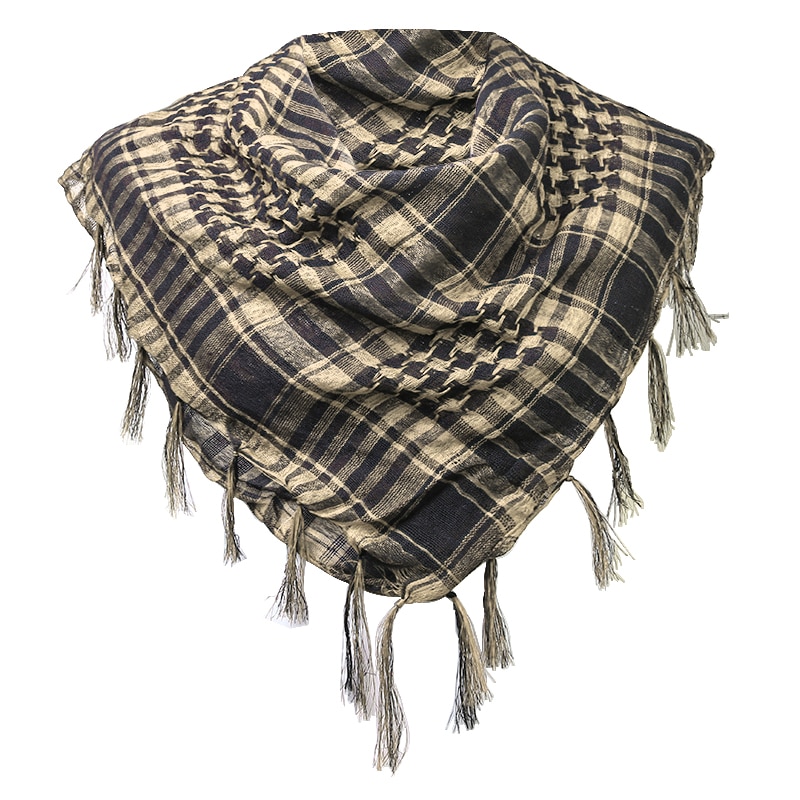 Houndstooth Scarf Plaid Hijab  - огляд і ціна Men Fashion Elegant