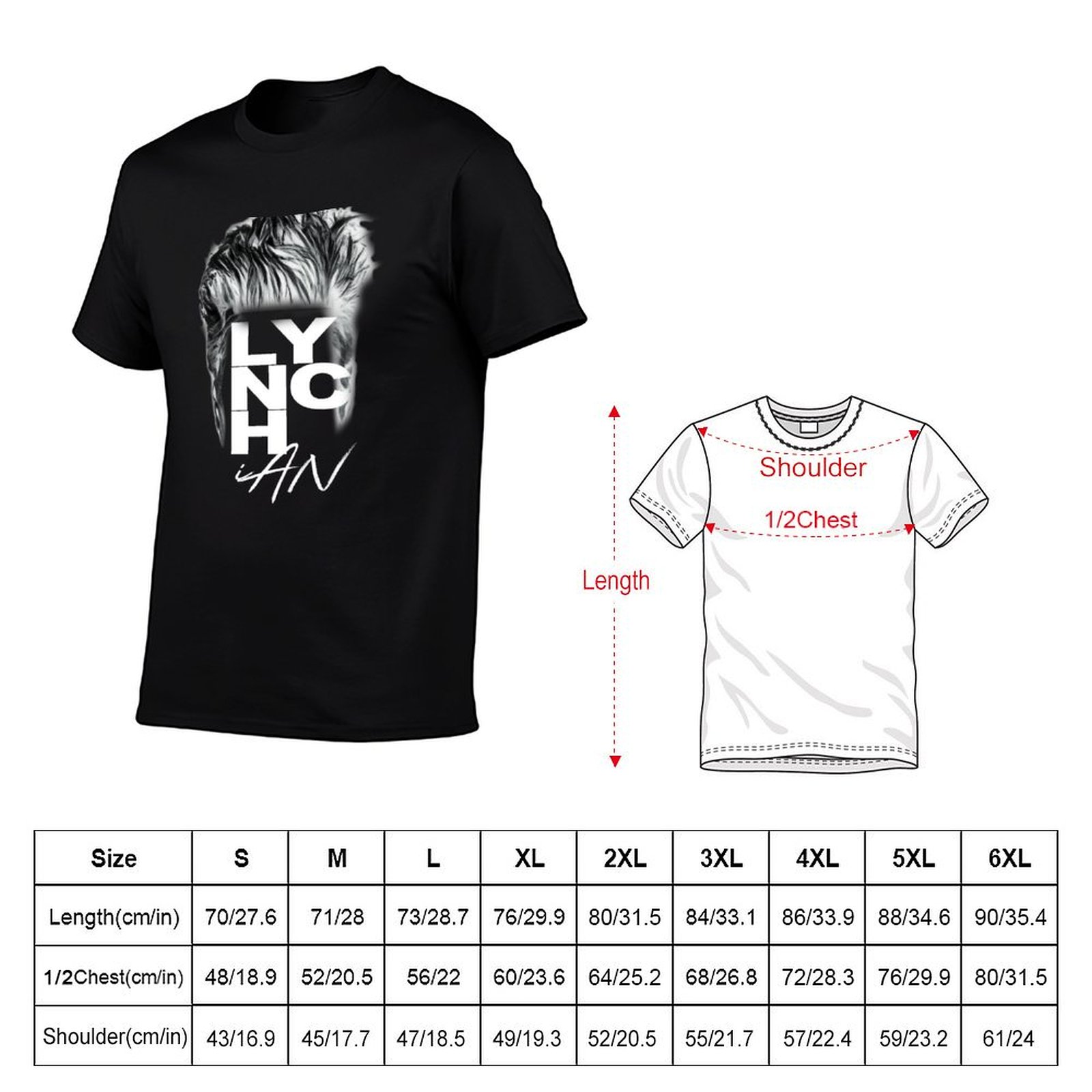 Lynch Haircut - Black T-Shirt  - огляд і ціна Men'S Fashion Haircuts