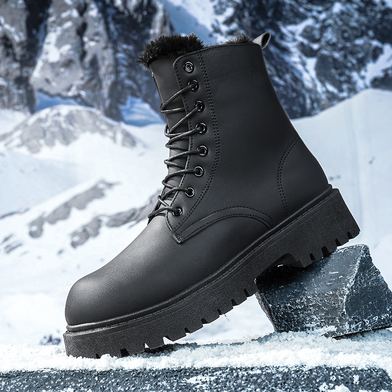Men's warm plush high-top boot - огляд і ціна Men'S Fashion Plus