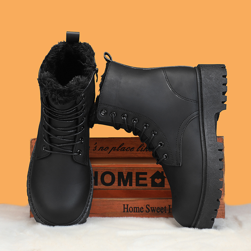 Men's warm plush high-top boot - огляд і ціна Men'S Fashion Plus