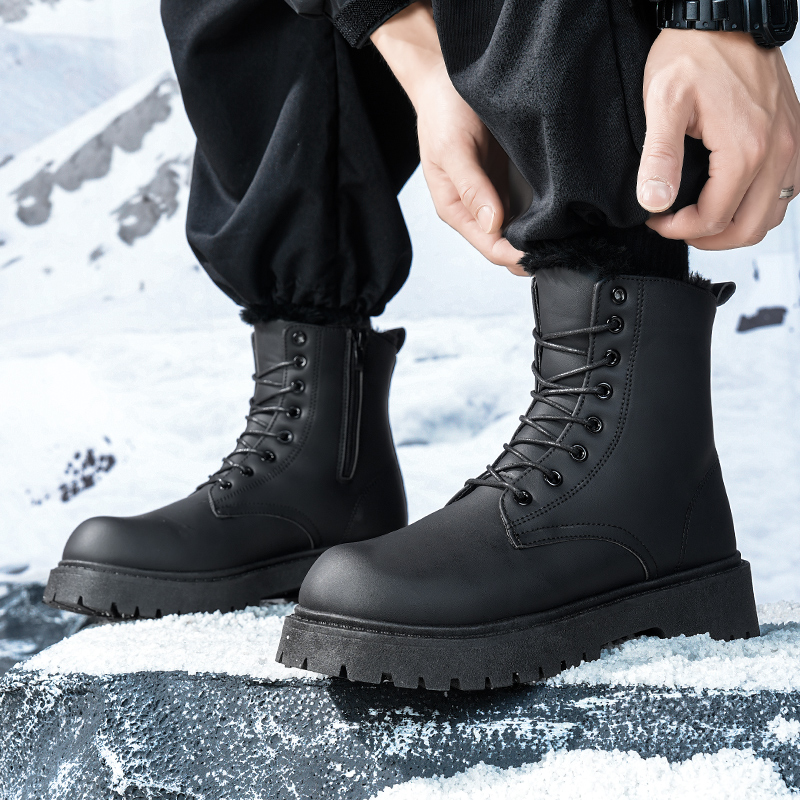 Men's warm plush high-top boot - огляд і ціна Men'S Fashion Plus