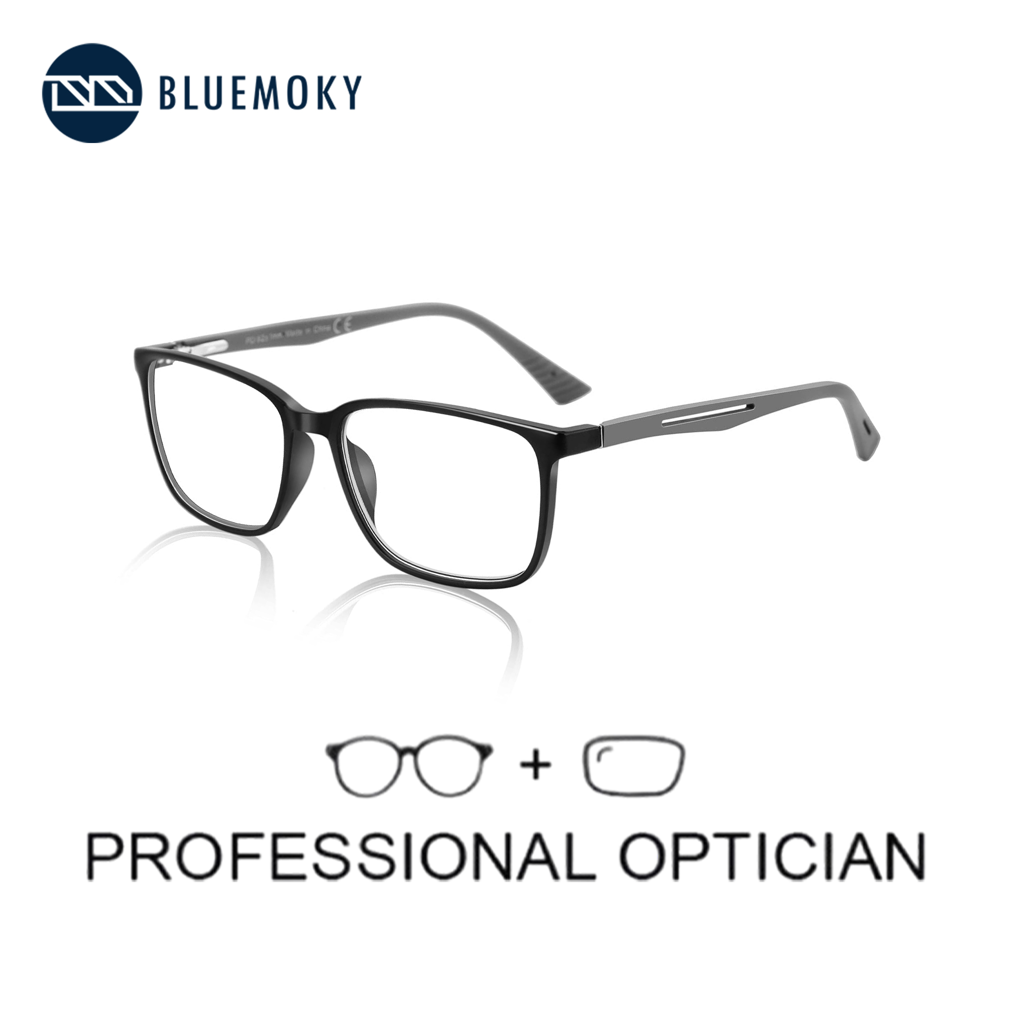 BLUEMOKY Rectangle Prescriptio - огляд і ціна Mens Fashion Reading Glasses