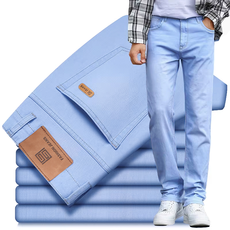 2025 Summer New Men's Light Bl - огляд і ціна Men'S Fashion Nova Jeans